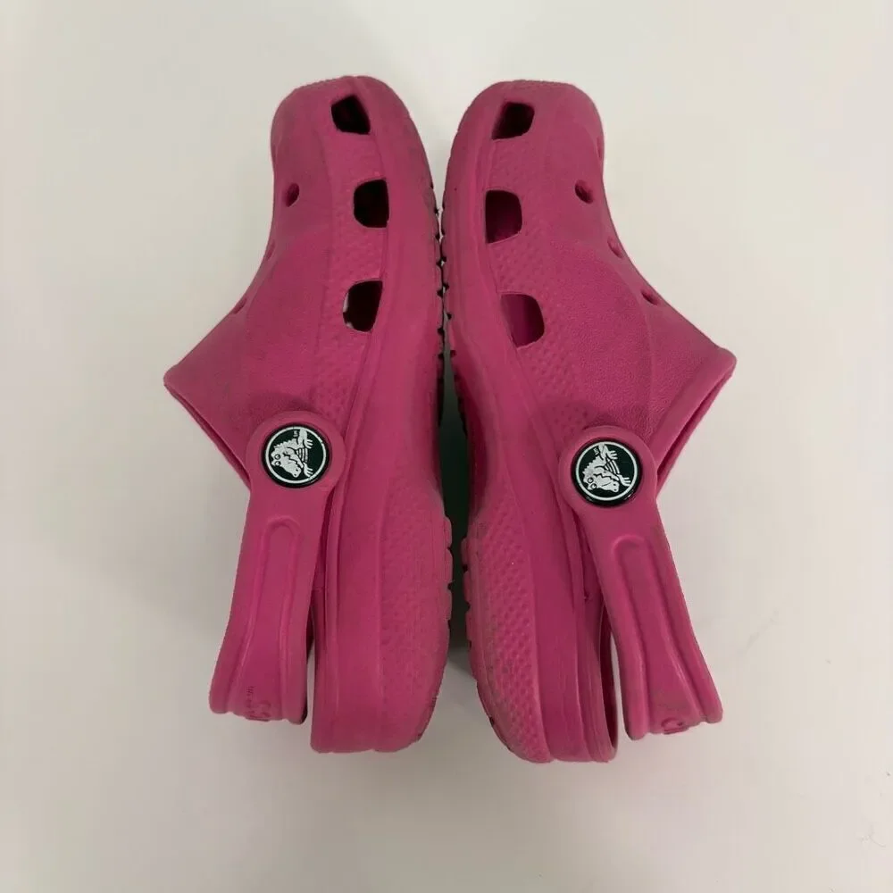 Crocs Pink Kid's Classic Clog Shoes Kid's‎ 10